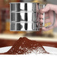 Flour Sifter Stainless Steel – Double Layer Fine Mesh Baking Sifter