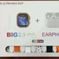 I20 Ultra Max Suit 10 In 1 Smart Watch With Airpods Comfortable Wear Stylish Design For Daily Use And Fashion Needs