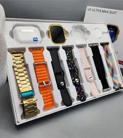I20 Ultra Max Suit 10 In 1 Smart Watch With Airpods Comfortable Wear Stylish Design For Daily Use And Fashion Needs